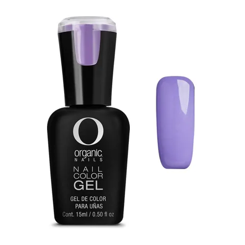 Miniatura 4 de Organic Nails Helado Gel de color 0.5 fl oz azul. morado, lila, menta, rosa Daisy