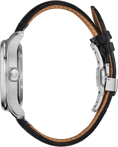 Miniatura 2 de Bulova Men's Classic 6 Hand Power Reserve Leather Strap Watch