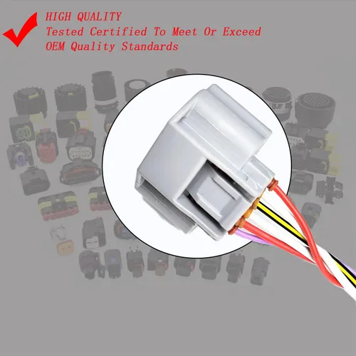 Miniatura 5 de Sensor de flujo de aire masivo Conector Conector de Coleta Arnés 22680-1MG0A AFH60M-39 Reemplazo para Nissan Infinity