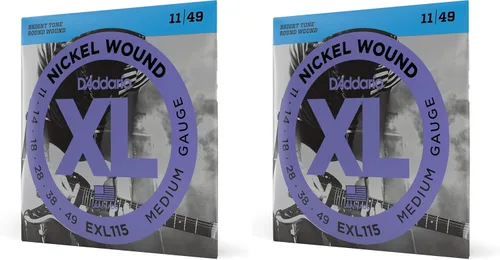 Miniatura 42 de D'Addario XL EXL115-10P - Cuerdas de níquel para guitarra eléctrica de 6 cuerdas, entonación perfecta, sensación consistente, durabilidad fiable