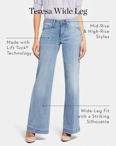 Miniatura 2 de NYDJ - Pantalones vaqueros Teresa para mujer, mezclilla prémium