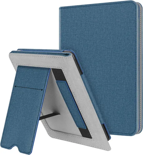 Miniatura 20 de Fintie - Funda con tapa para Kindle Paperwhite, con soporte, para todos los de 2018 y 10 generación, de cuero falso prémium, con ranura