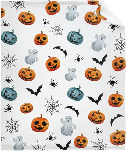 Miniatura 49 de Manta de murciélago de Halloween para bebé, regalo súper suave, manta acogedora para recién nacido, manta de recepción para bebé, manta para cuna