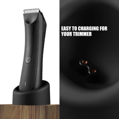 Miniatura 5 de Cargador de repuesto para cargador MANSCAPED 2.0/3.0 con cable de alimentación de 1.5M, base de soporte de carga inalámbrica para cortadora