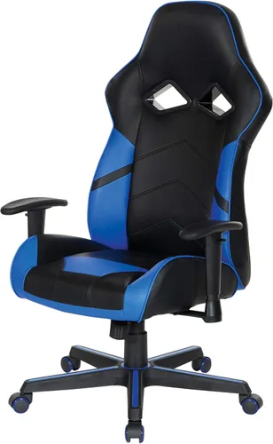 Miniatura 6 de OSP Home Furnishings Vapor - Silla ergonómica ajustable de piel sintética con respaldo alto y asiento de resorte helicoidal y flujo de aire
