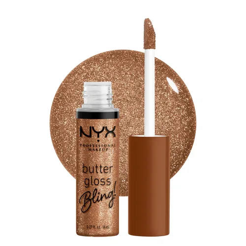 Miniatura 50 de NYX MAQUILLAJE PROFESIONAL Brillo de mantequilla, brillo de labios no pegajoso - crema brulée (natural)
