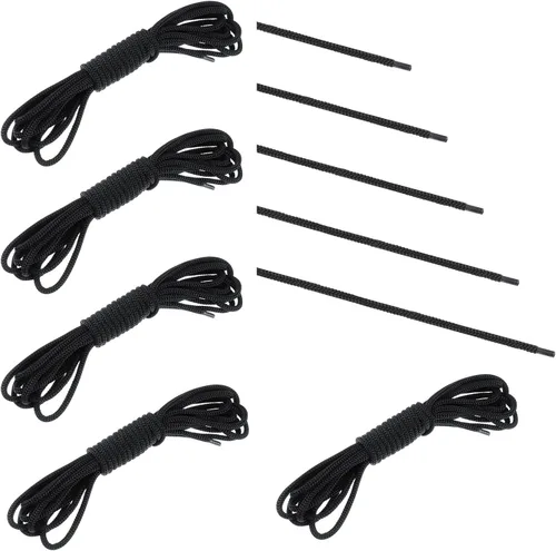 Fabbay 5 piezas de cuerda de conexión de red de trampolín de 15 pies/15.1 ft de largo, 0.197 in/ 0.2 pulgadas de grosor, cuerda trenzada de amarre