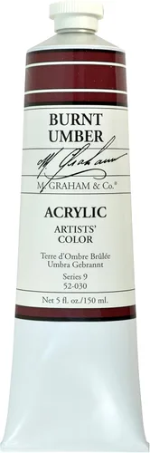 Miniatura 31 de M. Graham - Pintura acrílica de tubo de 2 onzas, carmesí Alizarin Alizarin Crimson