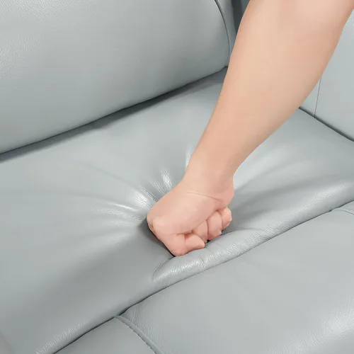 Miniatura 17 de Lexicon Silla reclinable giratoria, sillón reclinable manual de cuero de grano superior, cómodo sillón reclinable para guardería, silla reclinable
