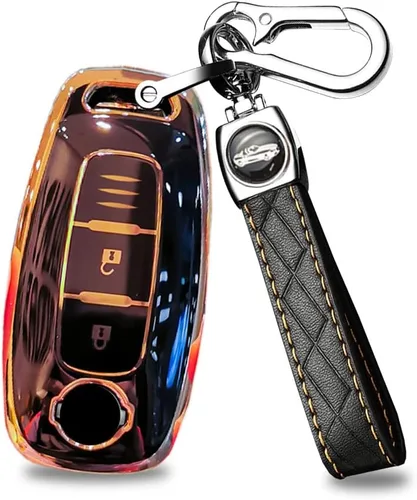 Miniatura 8 de ontto Funda para llavero de 3 botones, funda de TPU para llaves para Nissan Ariya Pathfinder Kicks X-Trail Rogue 8 Gen New Teana 2022 2023, llave