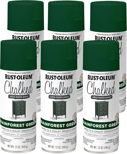 Miniatura 33 de Rust-Oleum - Pintura a la tiza en aerosol ultramate de 12 onzas (paquete de 1), color carbón, 302590