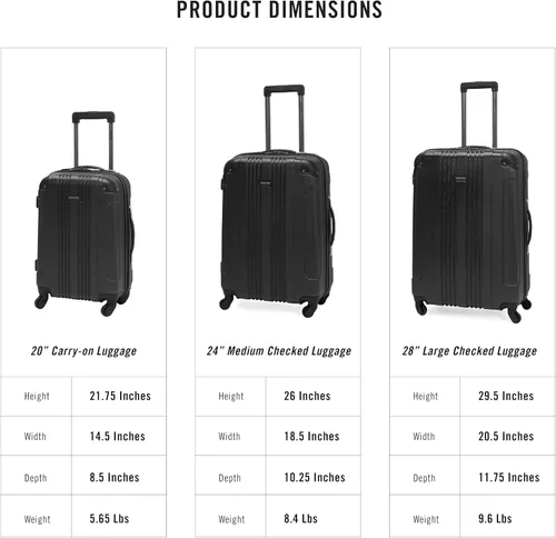 Miniatura 97 de Kenneth Cole Reaction Out Of Bounds - Equipaje de transporte vertical, Carbón), 5705058