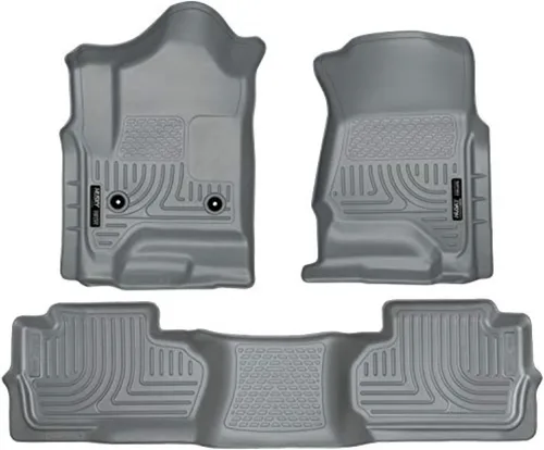 Miniatura 13 de Husky Liners Forros para el asiento delantero y segundo asiento se adapta a Silverado 14-18 Negro
