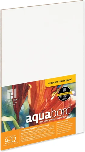 Miniatura 16 de Ampersand Art Supply Aquabord - Panel de pintura de acuarela, superficie altamente absorbente para acuarela, gouache y caseína de 8 x 8 pulgadas