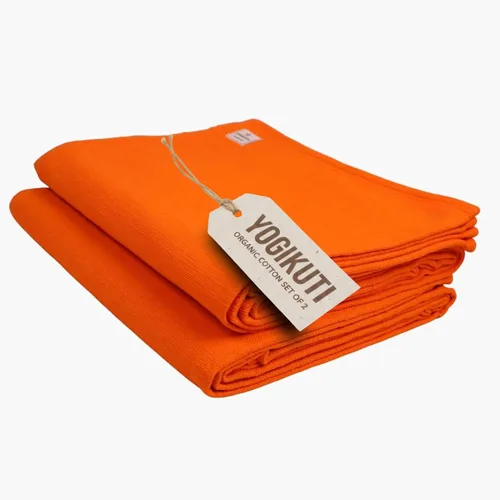 Miniatura 10 de Yogikuti Iyengar - Juego de dos mantas de yoga de algodón, gruesas mantas de yoga tejidas a mano para yoga restaurativo, meditación y pranayama