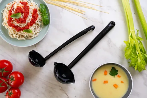 Miniatura 7 de Pikanty - Juego de 2 cucharones de sopa y salsa - Utensilios de cocina duraderos y resistentes al calor, perfectos para servir y cocinar, fabricado