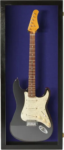 Miniatura 19 de PENNZONI Vitrina para guitarra eléctrica, estuche acrílico para guitarra eléctrica, soporte de pared, estuche de pared para guitarra hecha de marco