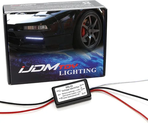 iJDMTOY (1) Apagador de encendido/apagado automático. Ledes de manejo diurno. Caja del módulo de controlador (DRL habilitado se enciende cuando