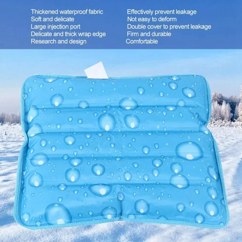 Miniatura 3 de Cojín fresco, cojín de refrigeración por agua, alfombrilla de enfriamiento extraíble para asiento de automóvil, almohadilla de hielo de agua