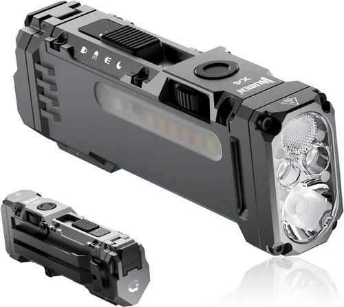 Miniatura 3 de WUBEN Difusor de linterna AC3 duradero, tapas de lámpara para linterna X2Pro/X4, para camping, emergencias y exteriores (naranja)