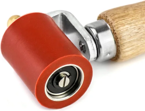 Miniatura 4 de QWORK Rodillo de costura, rodillo de costura de silicona de 1.575 pulgadas, rodillo de costura, herramienta de rodillo de costura para PVC/TPO/EPDM