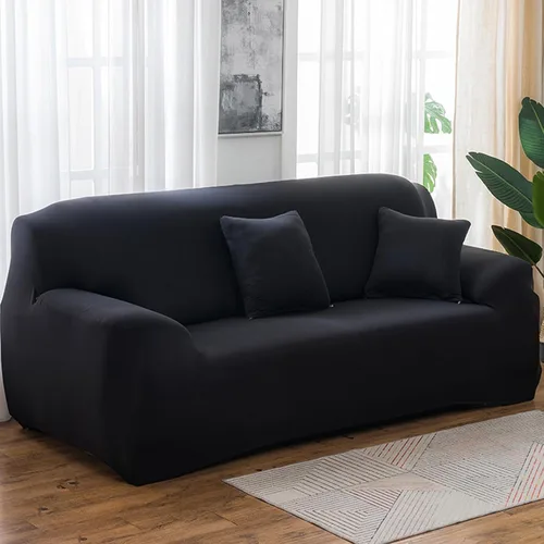 Miniatura 26 de Morbuy Funda súper elástica para sofá, 4 piezas de elastano, funda de sofá modular de color sólido con parte inferior elástica, protector de muebles