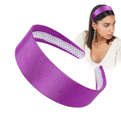Miniatura 11 de Ivyu Diadema Azul Cenicienta - Azul Claro Teal, Diadema Ancha Gruesa para Mujeres y Niñas, Estilo de los 70