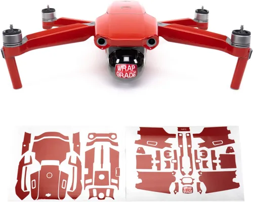 Miniatura 4 de Wrapgrade Unidad Principal Skin Compatible con DJI Mavic Air 2 (Titanio)