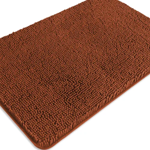 Miniatura 58 de Alfombra de baño pequeña de 12 x 18 pulgadas, lavable y absorbente, antideslizante, alfombra de baño de felpilla gruesa y suave para baño, ducha