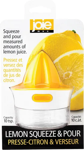 Joie Kitchen Gadgets Joie Squeeze and Pour Juicer Escariador, 10 cucharaditas, amarillo