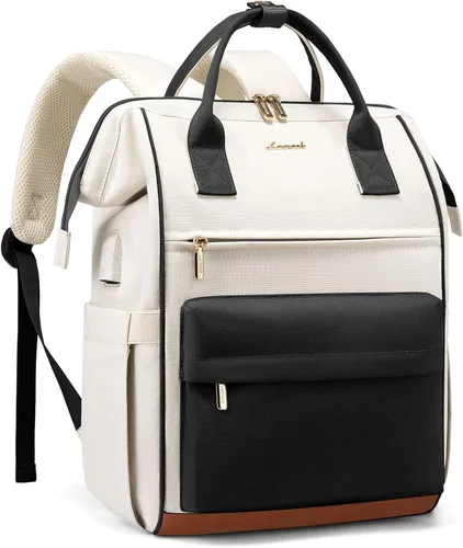 LOVEVOOK Mochila para laptop para mujeres, Mochila bolso, Mochila de viaje de gran capacidad, Bolsa de enfermera, Bolsa para laptop para mujeres,