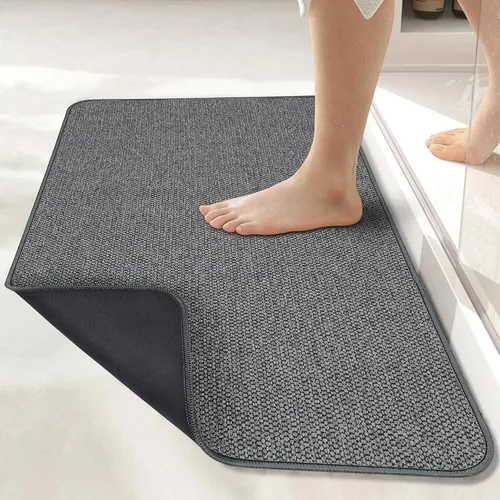 Miniatura 81 de Bosap Alfombra de Baño, Alfombras Corredoras de Baño Ultra Delgadas, Alfombras de Baño Grandes para Baño, Secado Rápido, Antideslizante, Lavable a