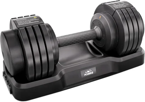 Miniatura 8 de FLYBIRD DB2 Adjustable Dumbbell Set, 55LB/110LB Option, 5-in-1 Quick Adjustable Weights with Storage Box and Non-Slip Handle, Weight Set for Home