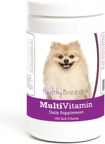 Miniatura 144 de Healthy Breeds Bulldog francés multivitamínico suave masticable para perros 180