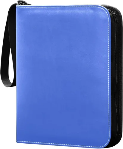Miniatura 8 de Carpeta de tarjetas comerciales azules de degradado con fundas para tarjetas comerciales