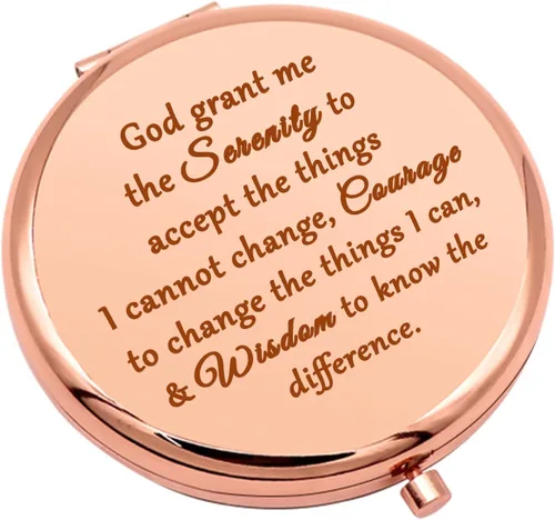 Miniatura 8 de Regalos cristianos inspiradores, espejo de maquillaje compacto, versículos de la Biblia, regalo para ella, regalo religioso para nieta, regalo