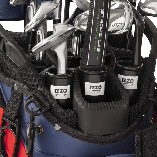 Miniatura 4 de Izzo Golf Tubo de plástico negro para palos de golf