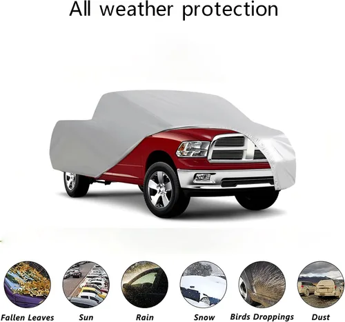 Miniatura 2 de Funda de repuesto universal para camioneta de 210 pulgadas de largo x 70 pulgadas de ancho x 65 pulgadas de alto, para interiores y exteriores