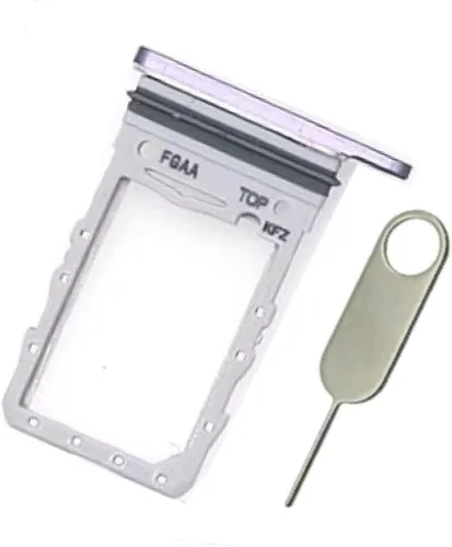 Miniatura 7 de Bandeja de repuesto para tarjeta SIM para Samsung Galaxy Z Flip 4 SM-F721U F7210 (negro/grafito)
