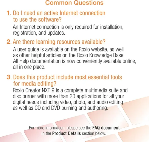Miniatura 9 de Roxio Creator NXT 9 Suite multimedia y software de grabación de discos CD/DVD [descarga de PC]