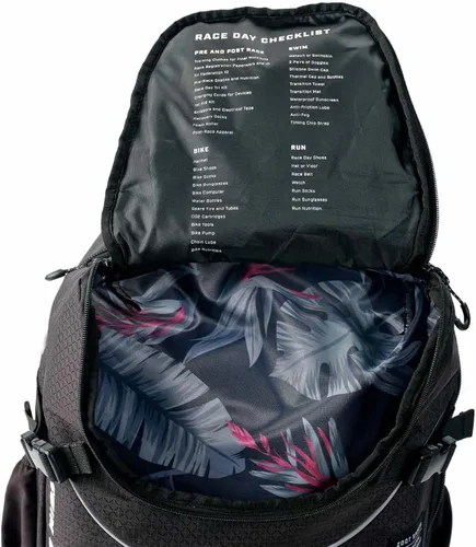 Miniatura 8 de Zoot Ultra Tri Bag, mochila de transición de triatlón con almacenamiento húmedo para hombres y mujeres atletas, día de carrera, viajes y tren, negro