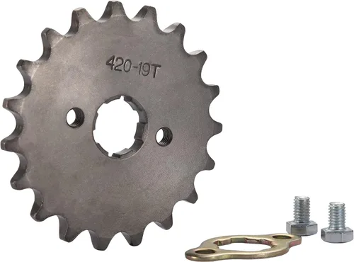 Miniatura 18 de WOOSTAR Motocicleta 420-10T Piñón delantero 0.787 in para 50cc 70cc 90cc 110cc 125cc Dirt Pit Bike Mini Bike ATV 4 ruedas ciclomotor
