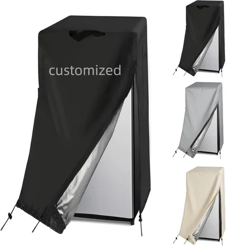 Miniatura 10 de Cubierta para refrigerador Guisong, impermeable y a prueba de polvo, protectora para congeladores verticales, adecuada para la mayoría de mini