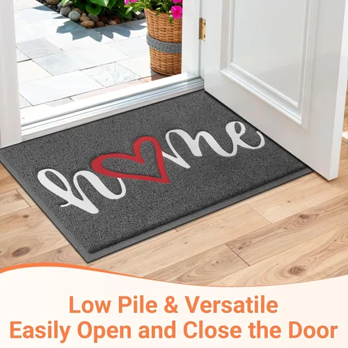 Miniatura 6 de StepLively Tapete para Puerta Tapetes de Bienvenida para el Hogar Exteriores e Interiores, Resistente de Bajo Perfil Antideslizante Duradero Tapete