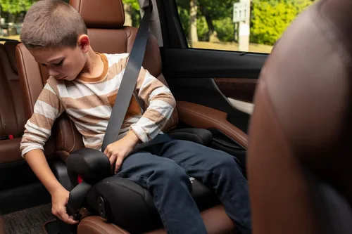 Miniatura 12 de Maxi-COSI RodiSport - Asiento elevador de automóvil para niños, respaldo alto, elevador sin respaldo, reposacabezas de 7 posiciones, sistema Easy