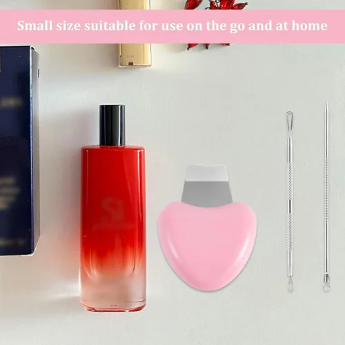 Miniatura 3 de Espátula facial para limpiar la piel, raspador de espinillas, pala de acero inoxidable, kit de herramientas para eliminar puntos negros, agujas