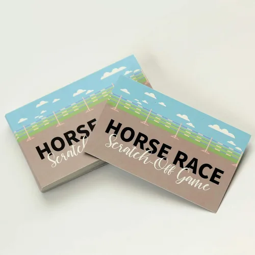 Miniatura 5 de 44 tarjetas para raspar el Kentucky Horse Derby – Juego de carreras de caballos suministros para fiestas