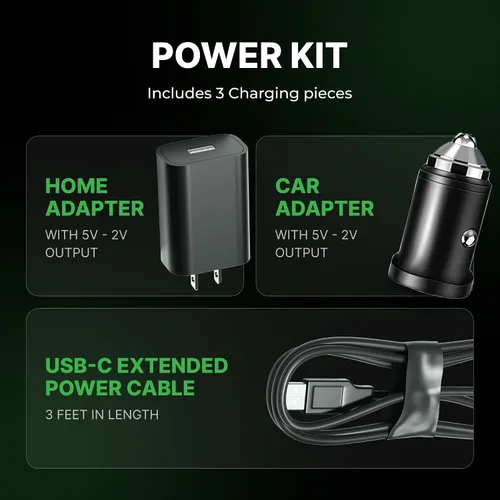 Miniatura 4 de Airmoto y Kit de Energía Paquete de Oferta - 1 paquete - Inflador de Neumáticos Compresor de Aire Portátil con Kit de Energía para Cargar