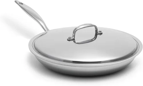 Miniatura 5 de Heritage Steel Juego de sartenes de 5 piezas Fabricado en Estados Unidos Serie Titanium Sartén 316Ti con mango Stay Cool Sartén de acero