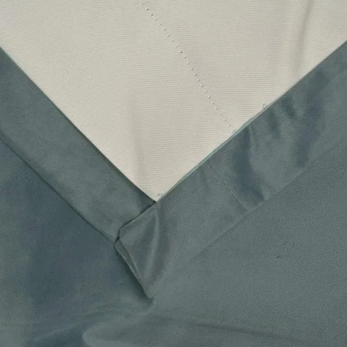 Miniatura 4 de LETAU Cortinas opacas plisadas con forro de 84 pulgadas de largo, cortinas térmicas con peso de terciopelo de lujo, 26 pulgadas de ancho x 54 Aqua